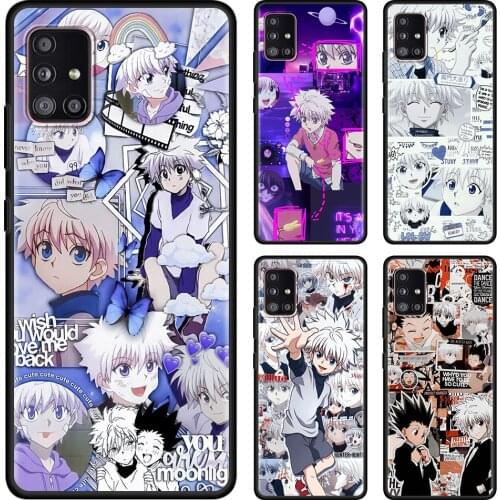 Phone Case For Samsung Galaxy A72 A32 A42 A91 A71 A51 A41 A31 A21 Soft Cover Black Capa TPU Back Hunter X Hunter HXH Anime