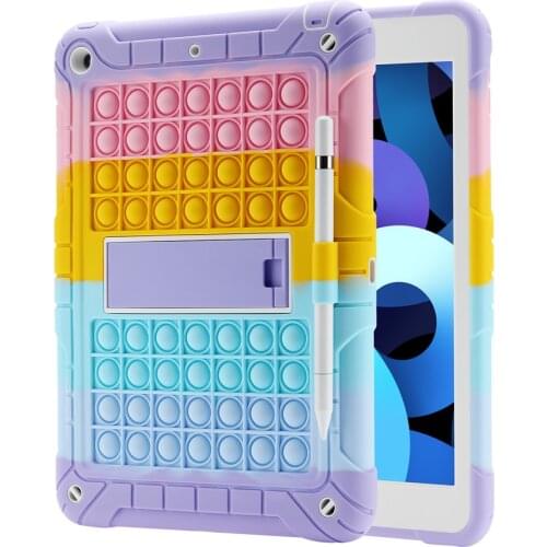 Ipad Case in for Apple ipad pro 10.2in 9.7in 2020 2018 Case for ipad 5 6 pro 12.9in 11inch Push Bubble Antistress cover dropship