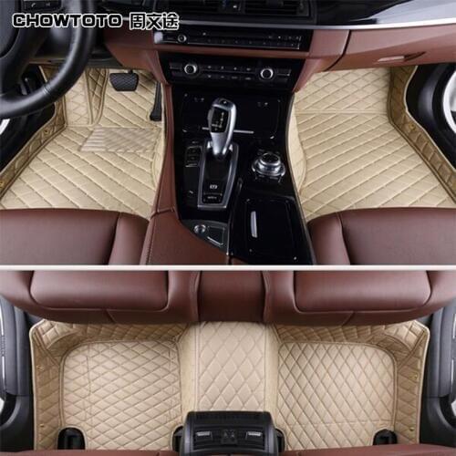 CHOWTOTO AA Custom Special Floor Mats For Hyundai Grand Santafe 7seats Waterproof Carpet For Grand Santa Fe Carmat
