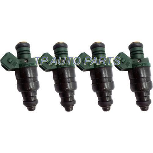 4 PCS Fuel Injector Nozzle Compatible With V-W Au-di Sko-da Se-at OEM 037906031AA