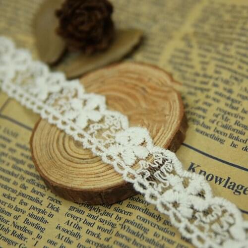 5 yards 18mm wide Embroidery Star Lace Ribbon for Diy Gift Packing Curtain Clothing Sewing Accessories Decoration