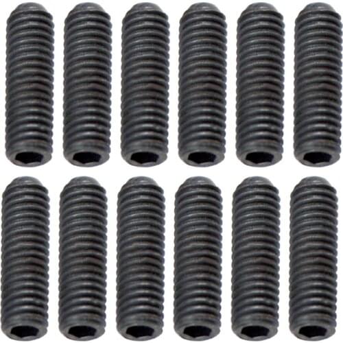 Lovoski 12x Tremolo Bridge Saddle String Lock Screws for Guitar Bass