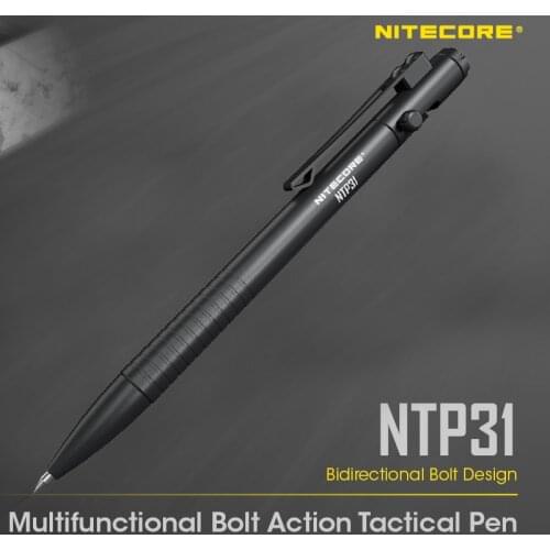 NITECORE NTP31 Multifunctional Bolt Action Tactical Pen Portable Lighting Accessories