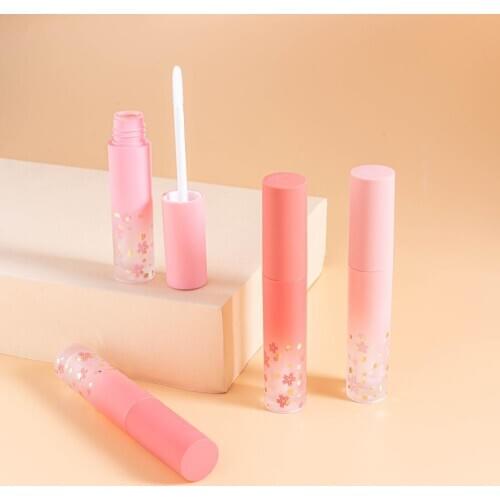 New 3ml Empty Lipgloss Bottle Round Tube DIY Lip Gloss Container Transprent Refillable Bottles Empty Lipgloss Bottle