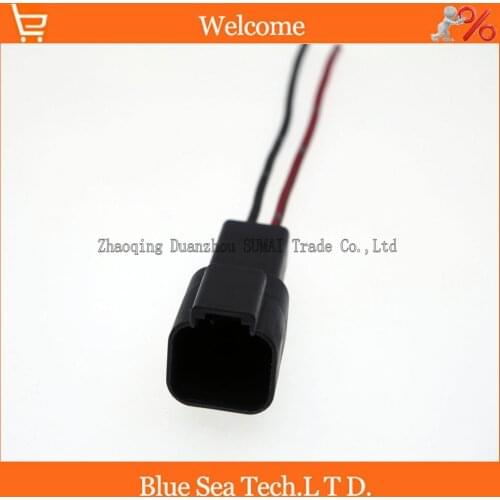 Sample,5 PCS Deutsch DT04-2P 2Pin Engine/Gearbox waterproof electrical connector with cable for car,bus,motor,truck etc