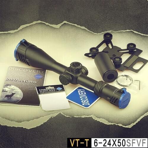 DISCOVERY VT-T 6-24X50SFVF First Focal Plane Riflescopes Glass Etched Reticle Hunting Scopes Tactical Sight Fit .223 .30-06 .308