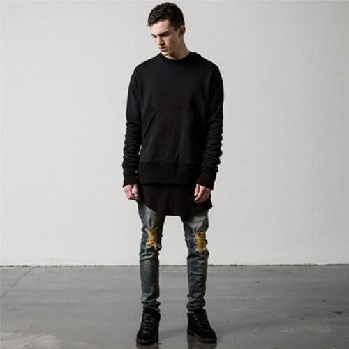 New Ripped Jeans For Men Slim Biker Zipper Denim Skinny Frayed Pants Distressed Rip Trousers Black Jeans homme Drop Shipping