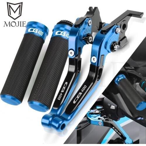 For Honda CB400/SF/VTEC CB 400 SF CB400SF CB400 VTEC 1992-1998 1993 1994 Motorcycle CNC Brake Clutch Levers Handlebar Hand Grips