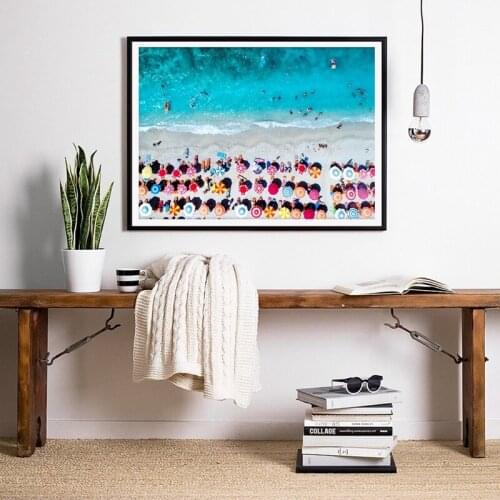 Nordic Seascape Canvas Painting Scandinavian Home Decor Posters and Prints Pictures for Home Design Frameless