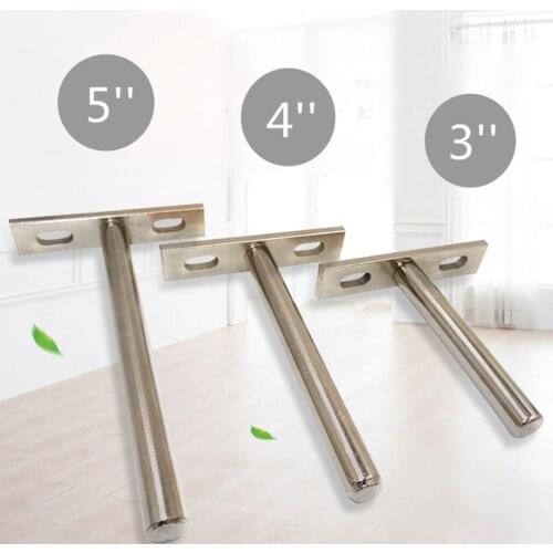 10 pieces 3 "4" 5 "Folding shelf stand floating wall bracket concealed support brackets for heavy duty support