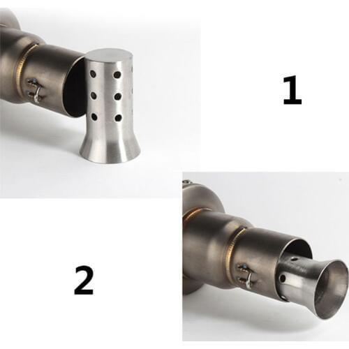 Universal Stainless Steel 51mm Exhaust Pipe Muffler DB Killer Silencer For Honda YAMAHA Kawasaki Suzuki Noise Eliminator 87HE