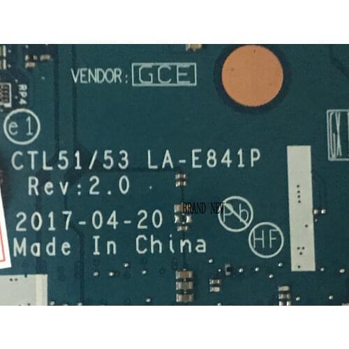 BRAND NEW CTL51/53 LA-E841P MAINBOARD FOR HP 15-BW Laptop Motherboard DDR4 ONBOARD CPU A6-9220