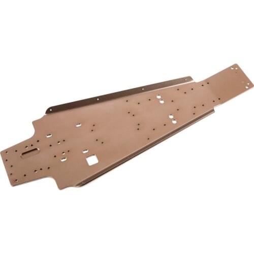 Hard Anodized Main Bottom Chassis for 1/5 Rovan 4WD BM FG Monster Truck