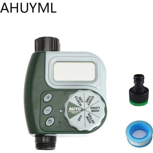 LCD Electronic Water Timer Digital Garden Irrigation Controller LCD Display Automatic Smart Intelligence Watering System Kit