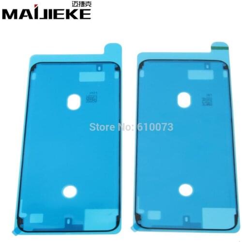 10pcs ori Stickers Adhesive Tape for iphone X 8 7 6s plus LCD touch screen Waterproof sticker Sealant screen Black White