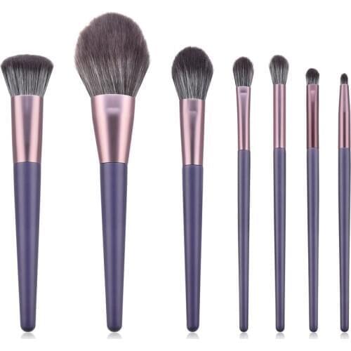 7Pcs makeup brushes Purple mandala professional for Foundation Powder make up brushes кисти для макияжа beauty tools