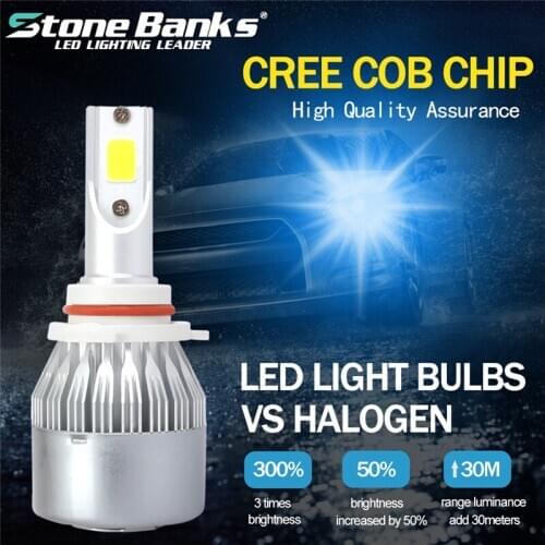 Auto Car Accessories Auto Car Headlights Led Light 9005/9006 Car Headlight 72W 8000LM 8000K Car Lights Bulbs LED Headlight Lamp