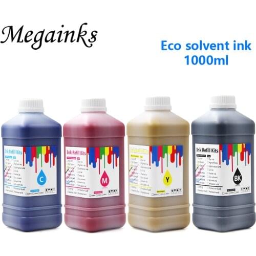 Free shipping 500ML DX5 DX7 XP600 TX800 A type oily piezoelectric head Outdoor eco Solvent Ink for Epson DX5 DX7 XP600 TX800