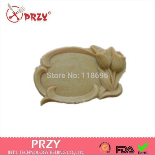 Free shipping flower modelling silicon soap mold fondant Cake decoration mold handmade soap mold