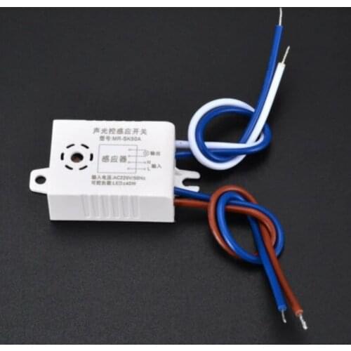 Wireless Switch 220V Module Detector Sound Voice Sensor Intelligent Auto On Off Light smart Switch For Street Lights Control