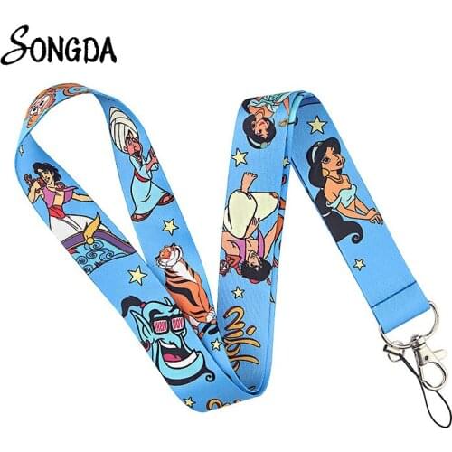 Cartoon Anime Lanyards Key Chain Office Doctor Nurse Neck Straps Keychains Women Holder ID Card Hang Rope Lariat Lanyard Gifts