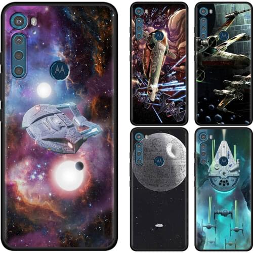 War space ship star Cell Phone Case for Motorola One Fusion Hyper G9 Play G8 Power Lite G30 E6s Edge Plus G Stylus Cover