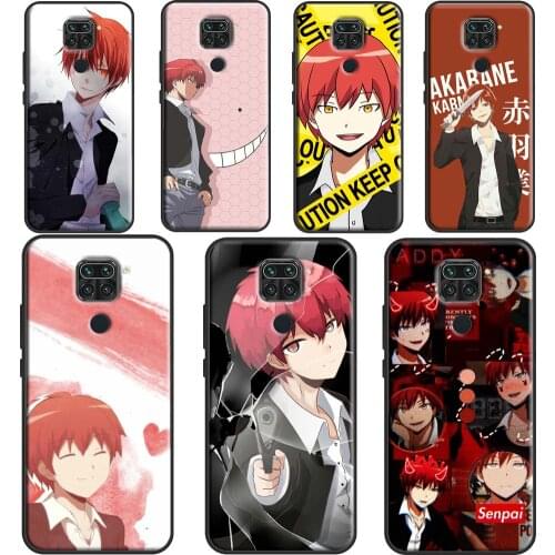 Karma Akabane Assasination Classroom Case For Xiaomi Redmi Note 9 Pro 8 7 8T 9S Note 10 Pro Coque For Redmi 9 9A 9C 9T K40 8A