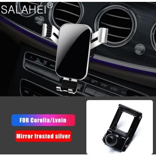 New Gravity Car Air Outlet Dashboard Mobile Cell Phone Holder Reaction Clip Mount Cradle GPS Stand For Toyota Levin Corolla 2019