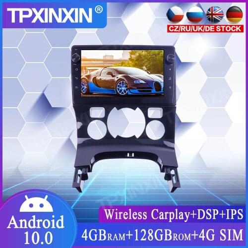 For Peugeot 308 2013+ Android 6+128G Wireless Carplay Car GPS Multimedia Player Headunit Audio Radio Navigtion Tape Recorder