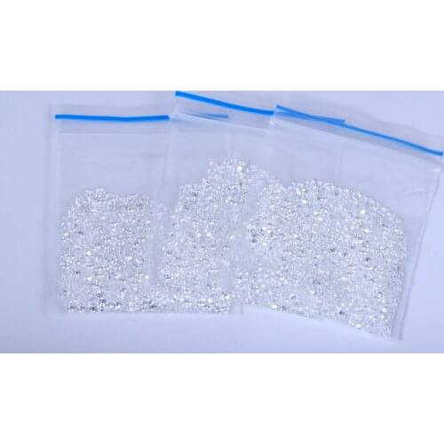 Pirmiana White D VVS1 Moissanite Diamond Gmestone Size 0.8-3.0mm Loose Gemstones For Jewelry Making