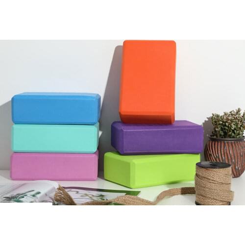 Yoga Block Brick EVA Props Foam Brick Exercise Fitness Tool Exercise Workout Stretching Aid Body Shaping Health Training Equipme
