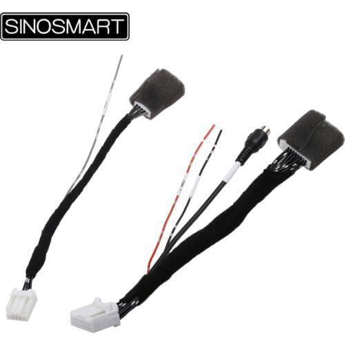 SINOSMART C05D/C20D PIN Connection Cable for for Toyota OEM Monitor Avensis Camry Corolla Prius RAV4 without Damaging the Wires