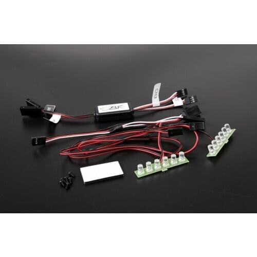 Lighting Controller with Taillight Kit Fit for 1/5 HPI ROVAN ROFUN KM GTB TS BAJA 5T Parts