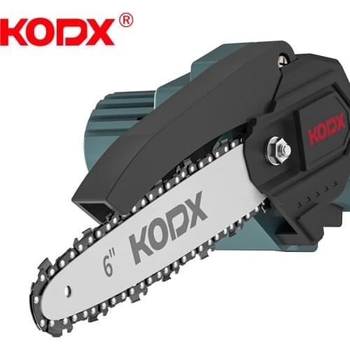 6 Inch 3000W Mini Electric Chain Saw With Battery Indicator Rechargeable Woodworking Tool For Makita 18V Battery EU Plug