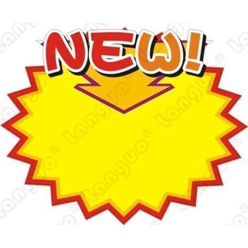 Newl10pcs AD0023 l!POP price tag/supermarket explosion price label Pop advertising paper/ Free Shipping