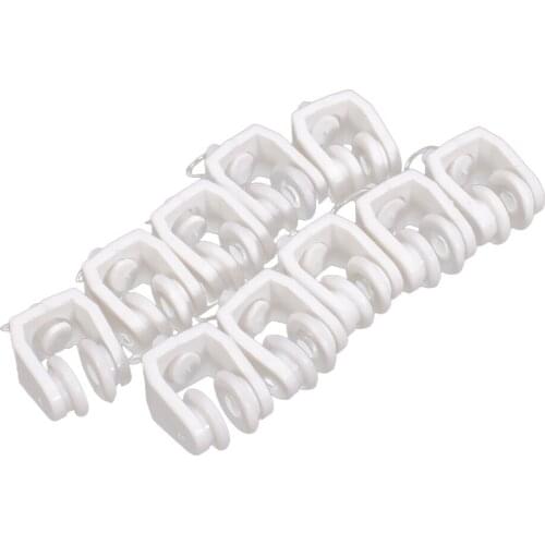 New Hot Sale High Quality 10pcs Plastic Curtain Track Runners Rail Runners with Eyelet