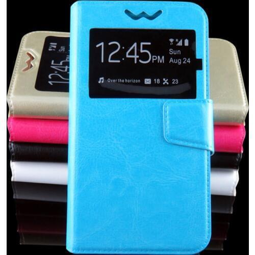 NEW cases cover PU Leather UP Down mobile Phone book case FOR SANTIN Promotion #Candy U7 Android 5.1 MTK6753 Smartphone