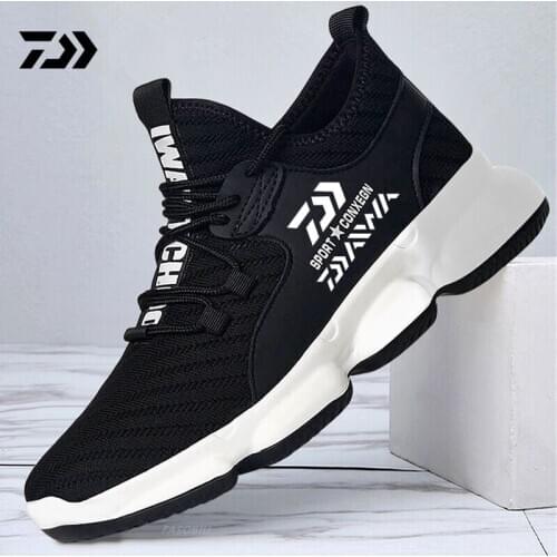 New Daiwa Mens Breathable Outdoor Sports Fishing Mens Shoes Hiking Mountain Fishing Shoes