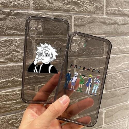 Hunter X Hunter Killua Zoldyck Hisoka Anime Phone Case Transparent for iPhone 7 8 11 12 se 2020 mini pro X XS XR MAX Plus