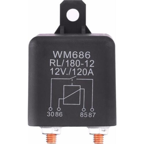TOPS 1pc 12V 120A Charge Relay Car Van ON/OFF 4 Pin Heavy Duty Split Van Boat Split Charge Relay Car Charge ON/OFF Relay