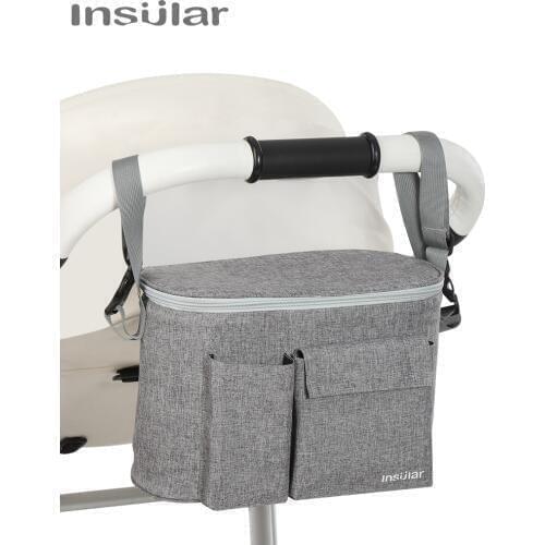 Baby Stroller Bag Stroller Accessories Organizer Stroller Cup Holder Cover Baby Buggy Winter Pouch Bottle Storage Bag