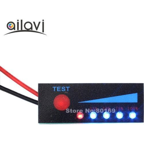 2S 7.4V Lithium Polymer Battery Tester LED Indicator Remaining Power Percentage Smart Battery Display Board