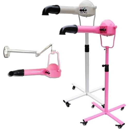 2200W Pink Advanced Professional Pet Dryer Dog Cat Grooming Care Store Wall-mounted Vertical Wheels Holder Rack Stand Support