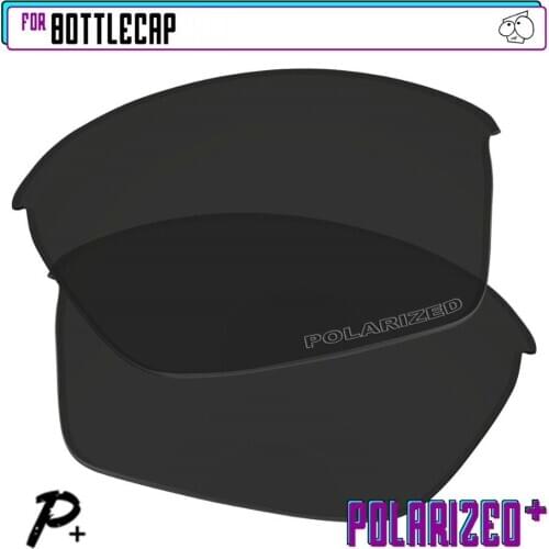 EZReplace Polarized Replacement Lenses for - Oakley Bottlecap Sunglasses - Black P Plus