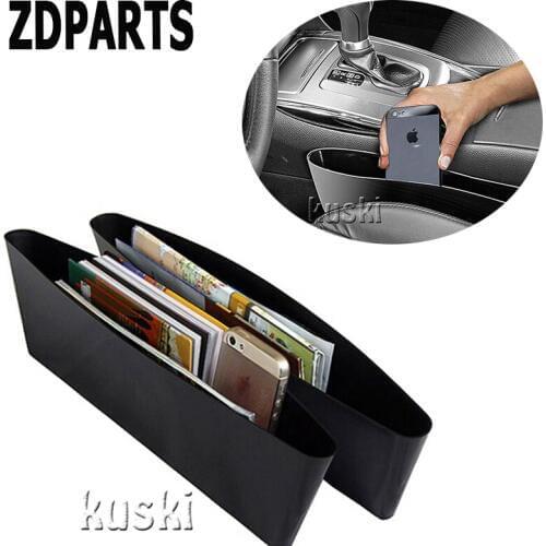 ZDPARTS 2PCS For Skoda Octavia A5 A7 2 Rapid Fabia Opel Astra J G H Insignia Mokka Car Seat Storage Bag Box Organizers Stickers