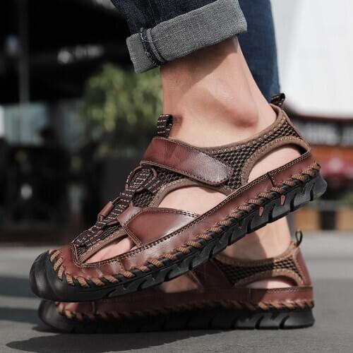 ZPCAILT Men's Leather Sneakers