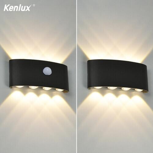 LED Wall Lamp Motion Sensor Light Fixture Indoor Wall Sconce Minimalist Stair Bedroom Bedside Living Room Home Hallway Lighting