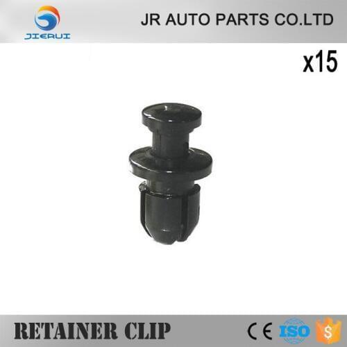 15pcs Nylon For Honda # 90657-SB0-003 Splash Shield Clip Accord Prelude CR-V For Acura