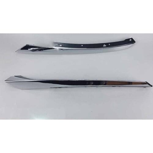 Osmrk Car Accessories Chrome Front Foglight Eyebrow Cover for Honda civic 2016-2018