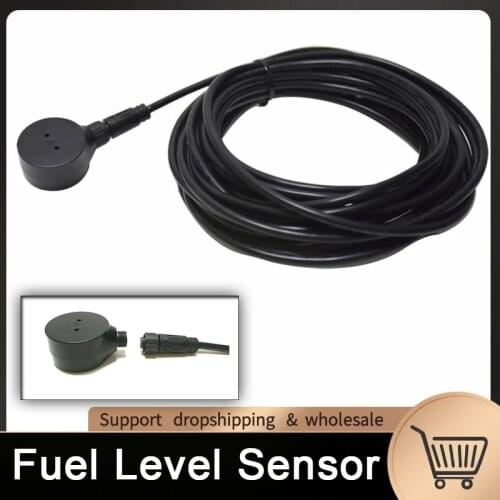 Fuel Level Sensor Non-Contact Ultrasonic for Fuel Level Gauge Fit on Marine Boat Truck Oil Liquid Tank Fuel Level Indicator